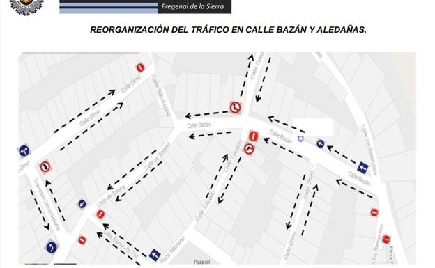La calle Bazán y sus aledañas se reorganizarán al tráfico