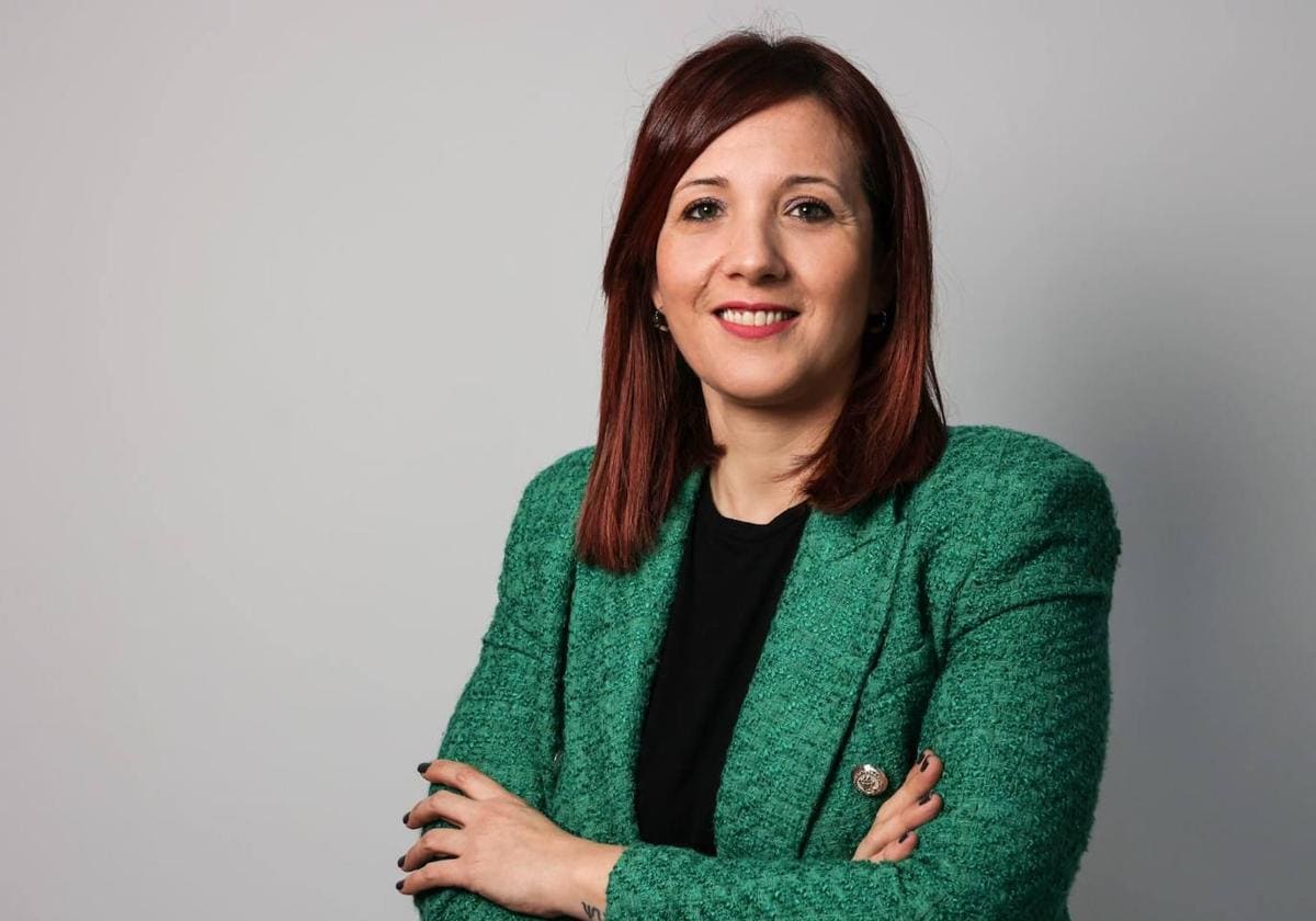 María José Serrano, candidata del PSOE a la alcaldía de Fregenal de la Sierra.