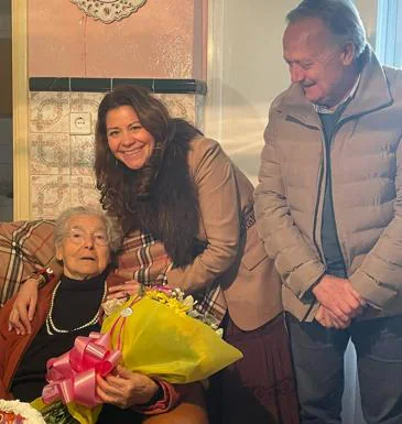La frexnense Isabel Chamorro ha celebrado su 101 cumpleaños