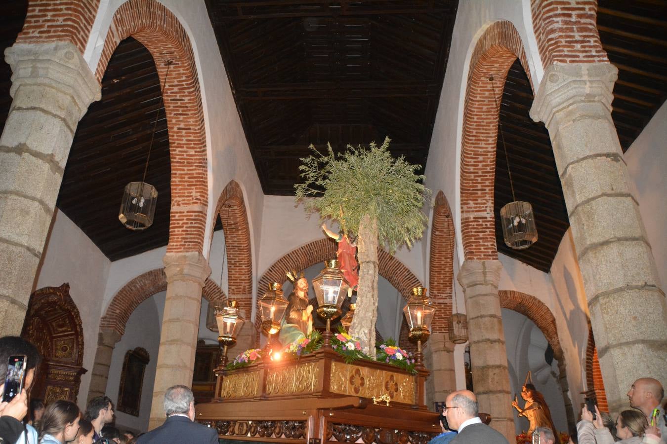 La lluvia impidió la procesión de Nuestro Padre Jesús Atado a la Columna