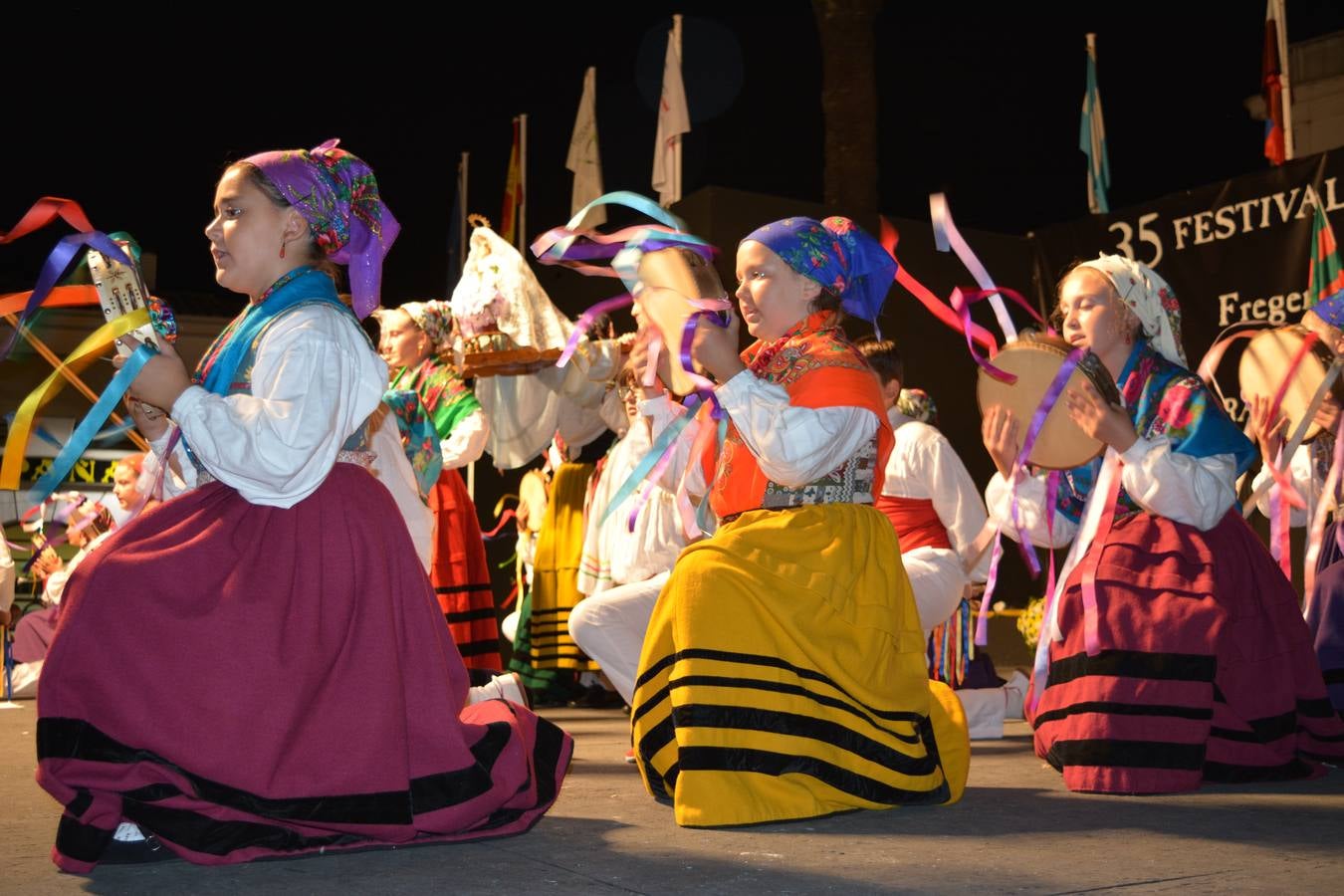 Una fresca muestra infantil abrió esta intensa semana de folclore en el Festival Internacional de la Sierra