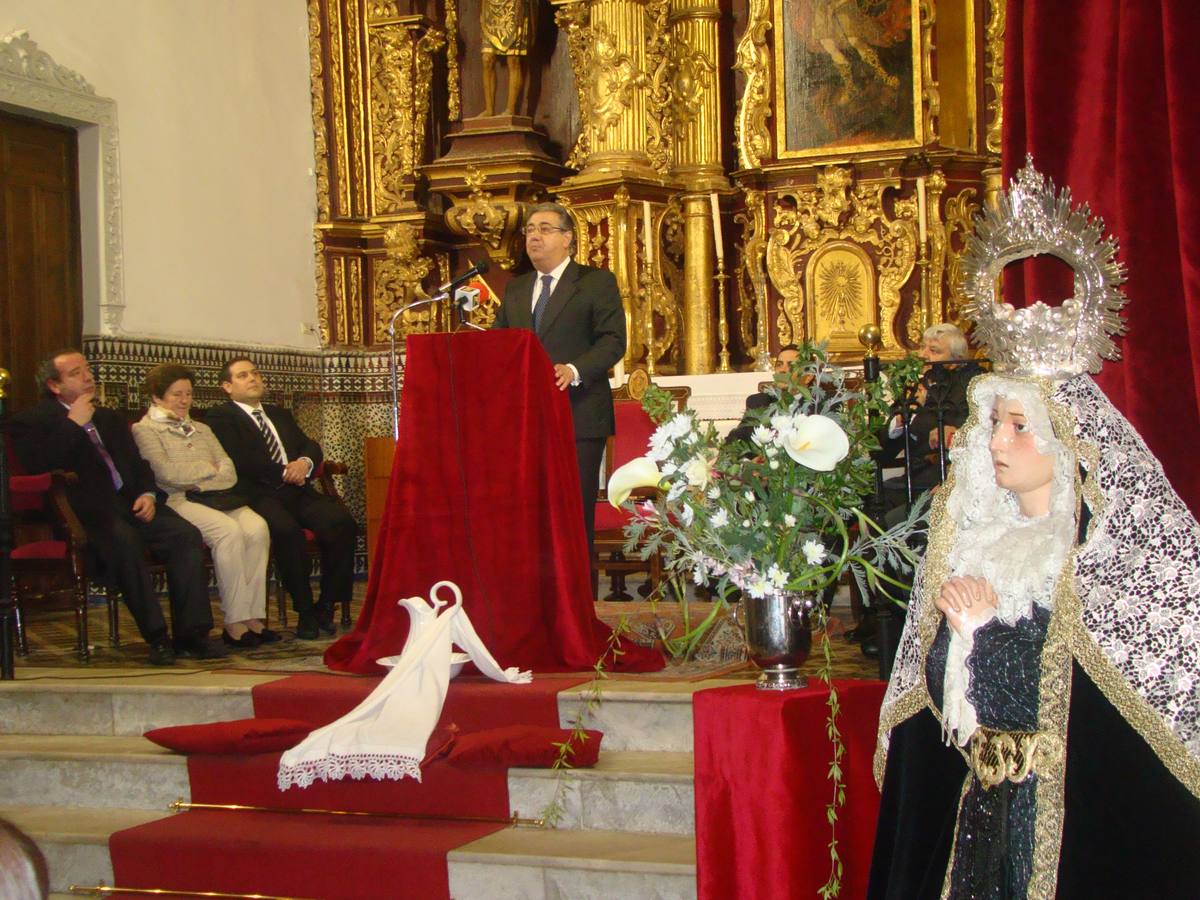 Juan Ignacio Zoido muy vinculado a Fregenal fue pregonero de su Semana Santa en 2013