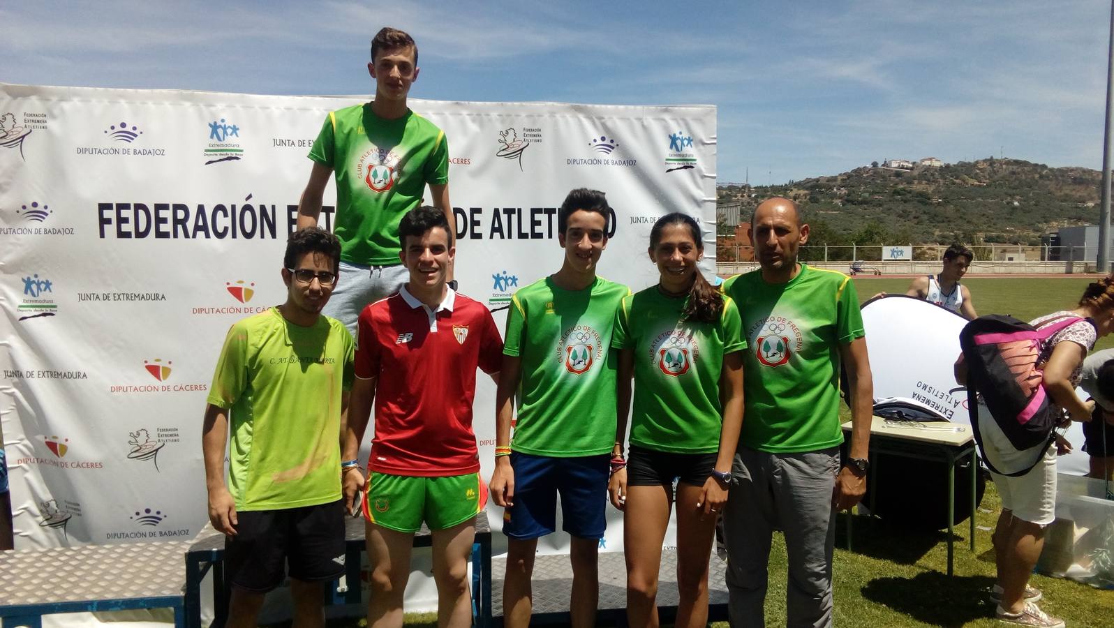 Equipo que se desplazaba a Cáceres. 