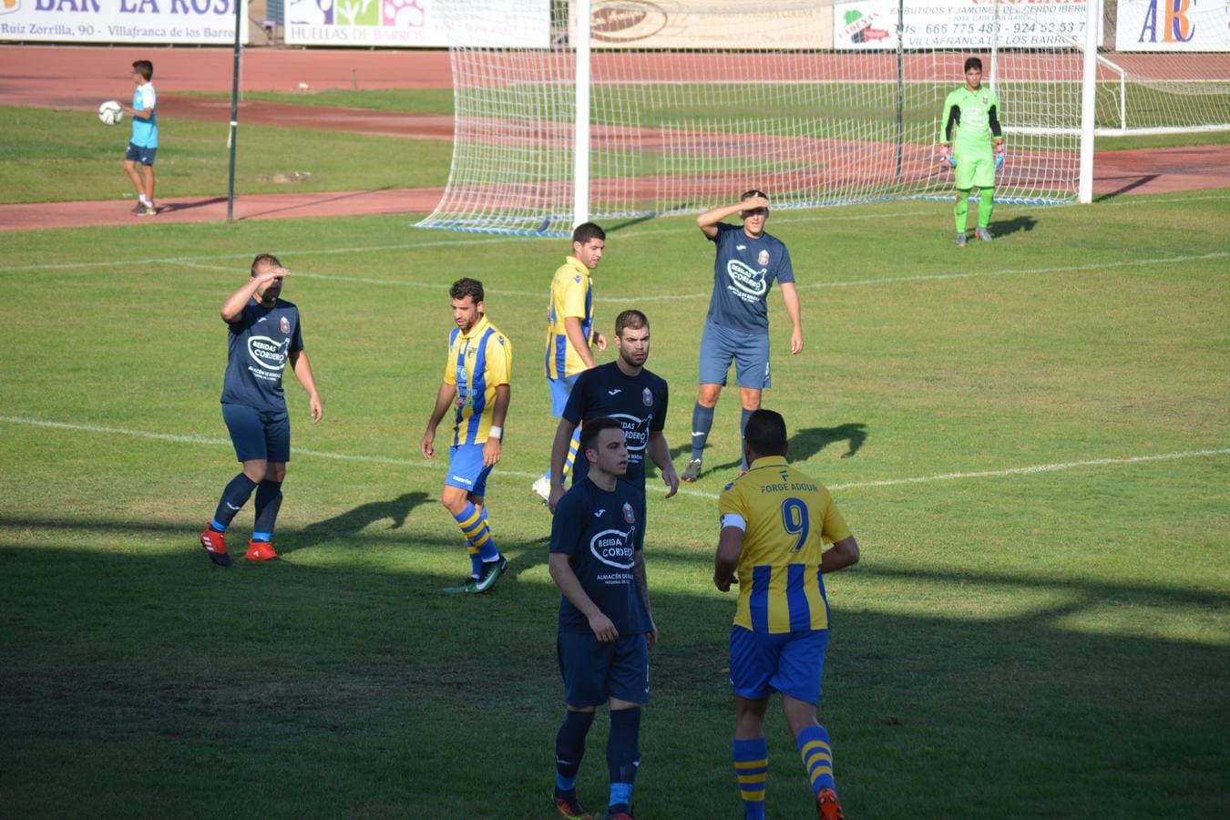 Imagen del encuentro de la pasada temporada en Villafranca. 