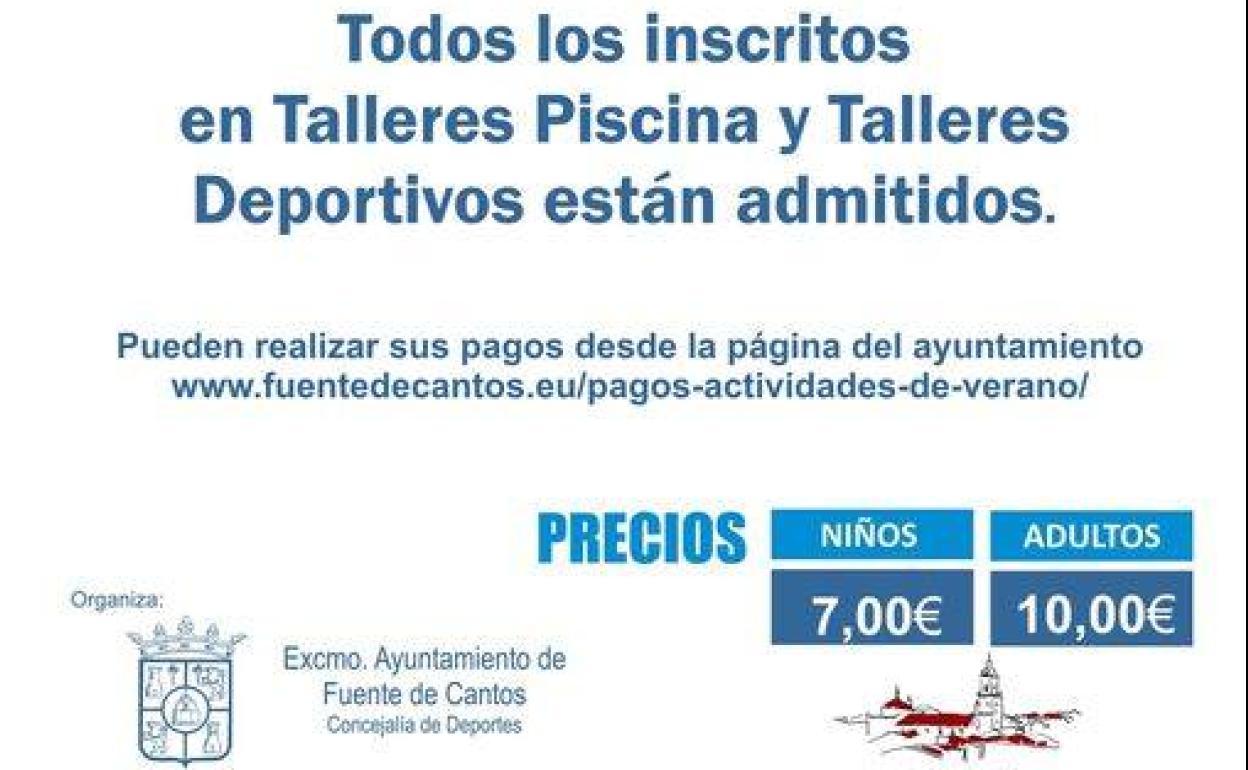 Admitidos todos los inscritos en los talleres de verano