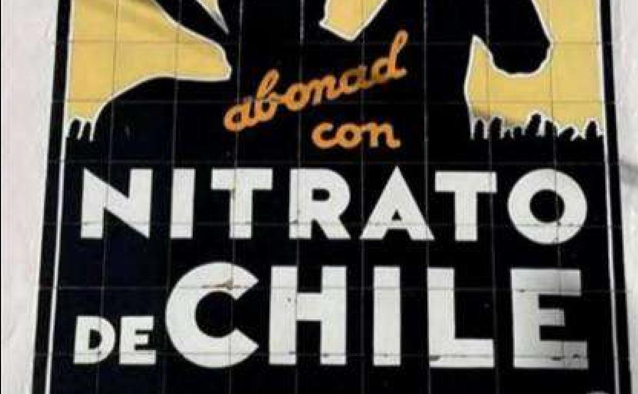 Mural publicitario Nitrato de Chile 