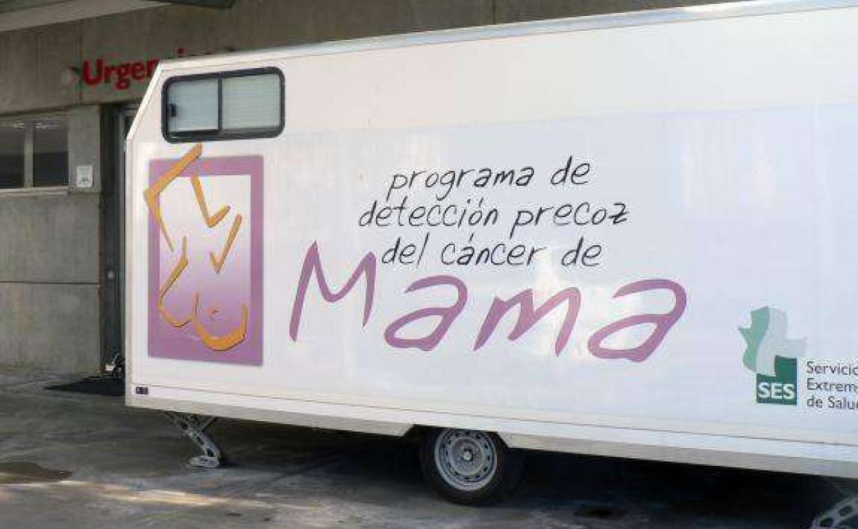Unidad móvil para mamografías 