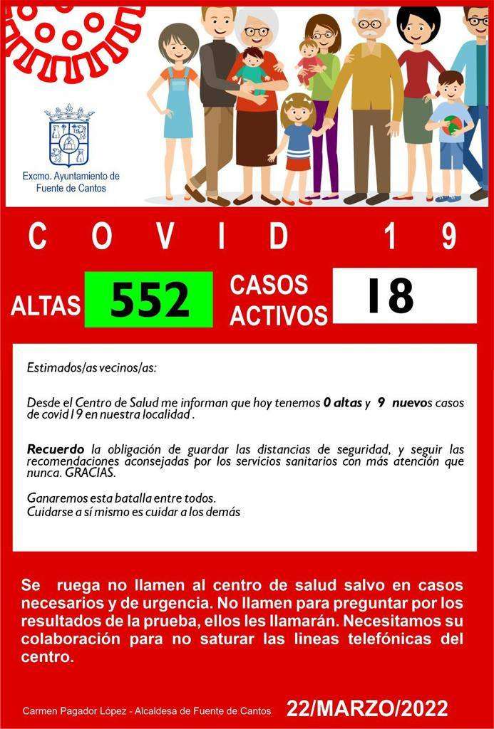 Cartel informativo del Ayuntamiento 