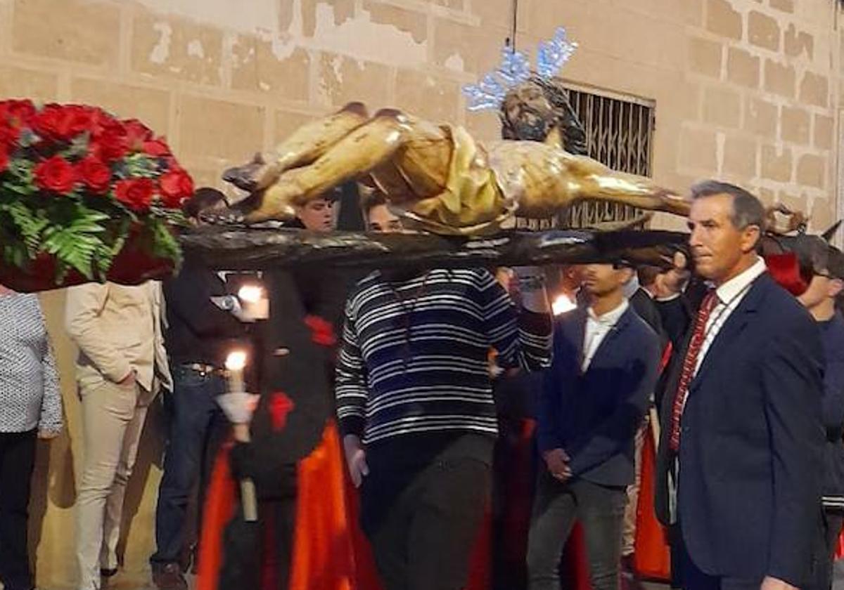 La Hermandad del Santísimo Cristo de la Misericordia y Nuestra Señora de las Angustias en el Jueves Santo