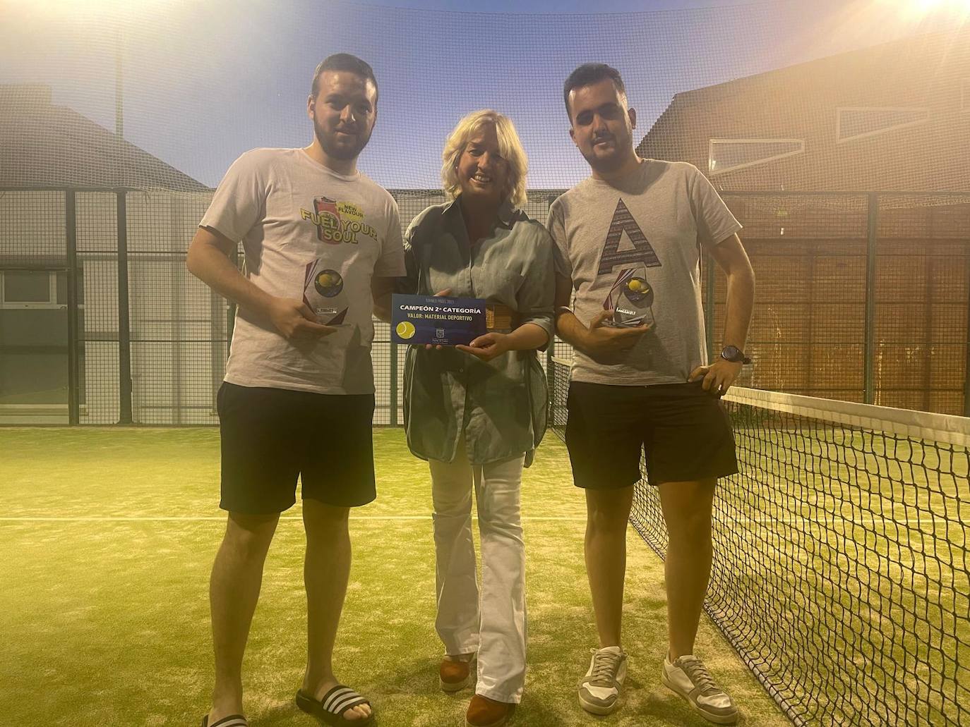 La concejalía de deportes entrega los premios del Torneo de Pádel