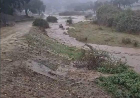 La presa de Tentudía tiene dos meses asegurados de abastecimiento con la lluvia que ha entrado