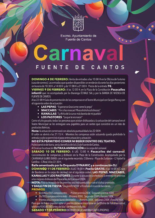 El Ayuntamiento da a conocer la programación del Carnaval