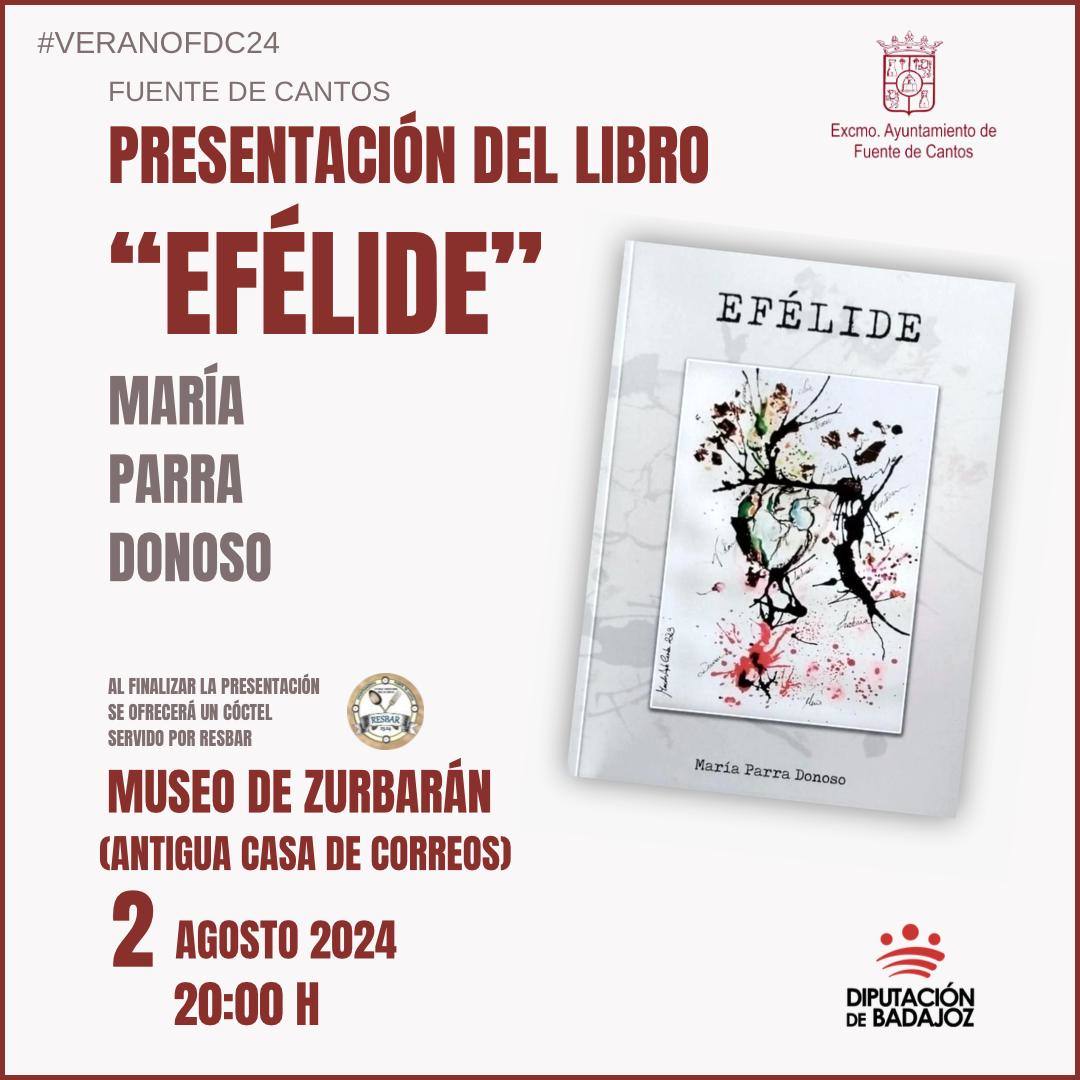 María Parra presenta su libro «Efélide»