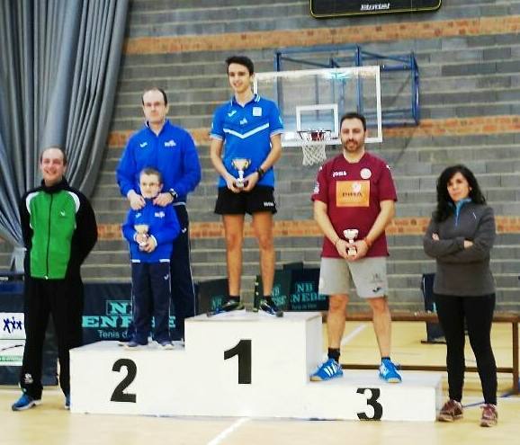 Dos podios fuentecanteños en el provincial de tenis de mesa