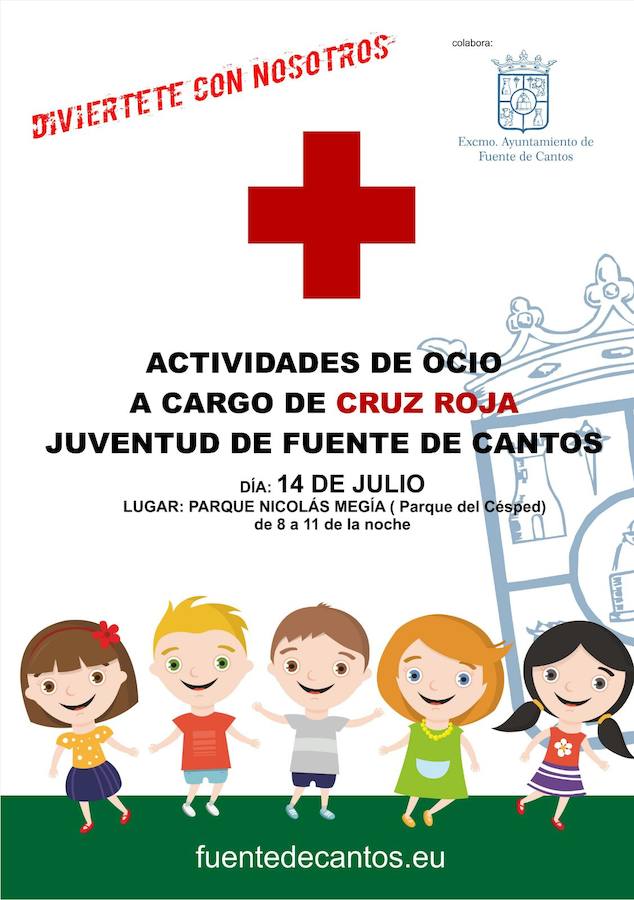 Cruz Roja convoca a los niños en el parque Nicolás Megías