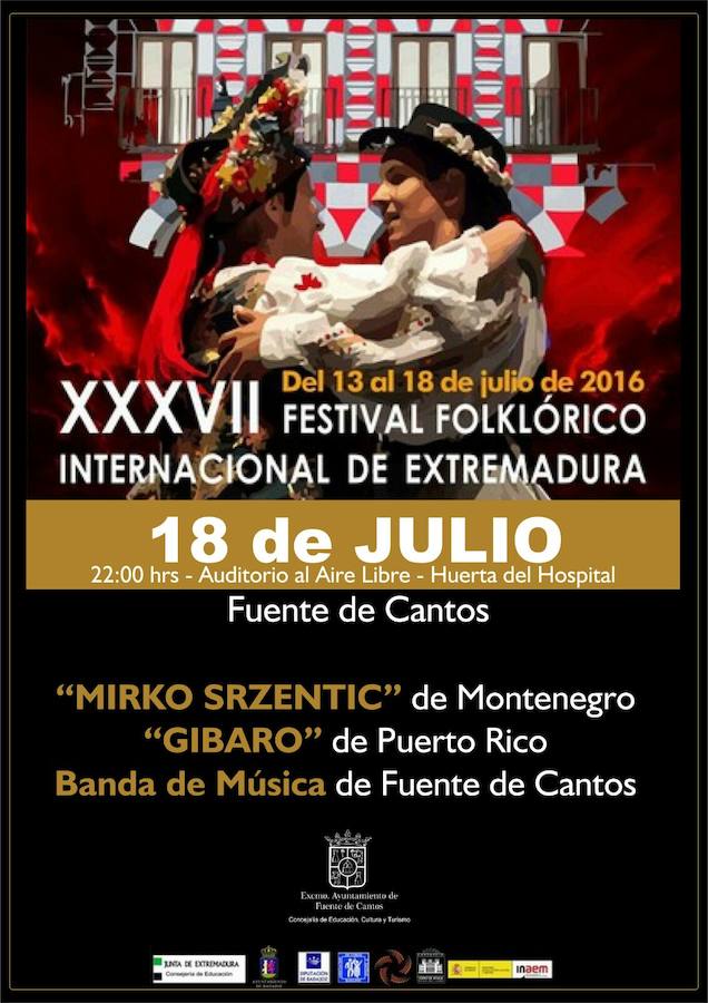 Montenegro y Puerto Rico, en el festival folclórico