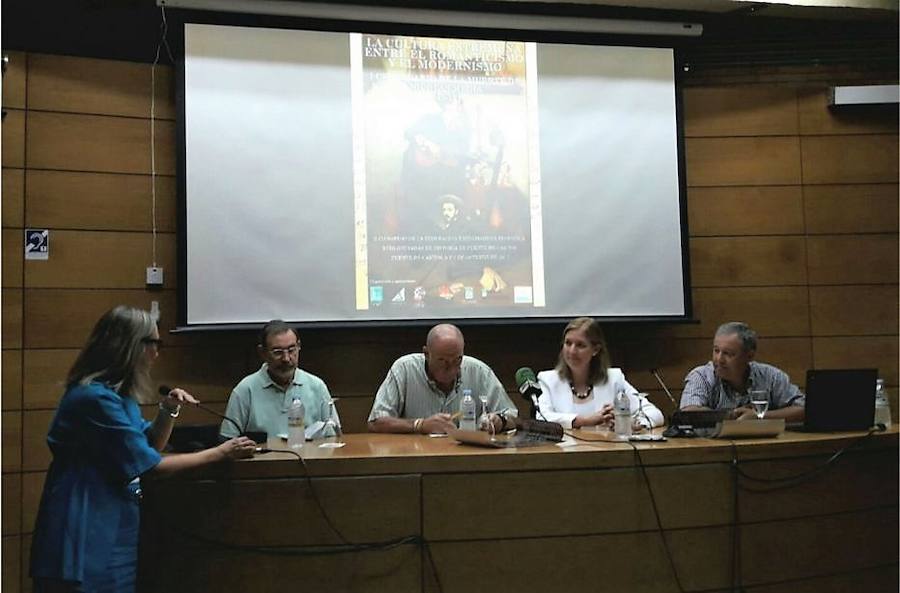 Nicolás Megía, en el Museo de Arte Romano