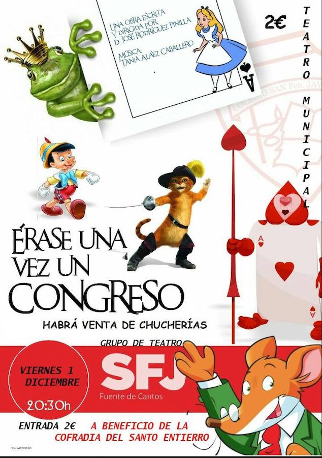 Teatro infantil el 1 de diciembre 'Érase una vez un Congreso'