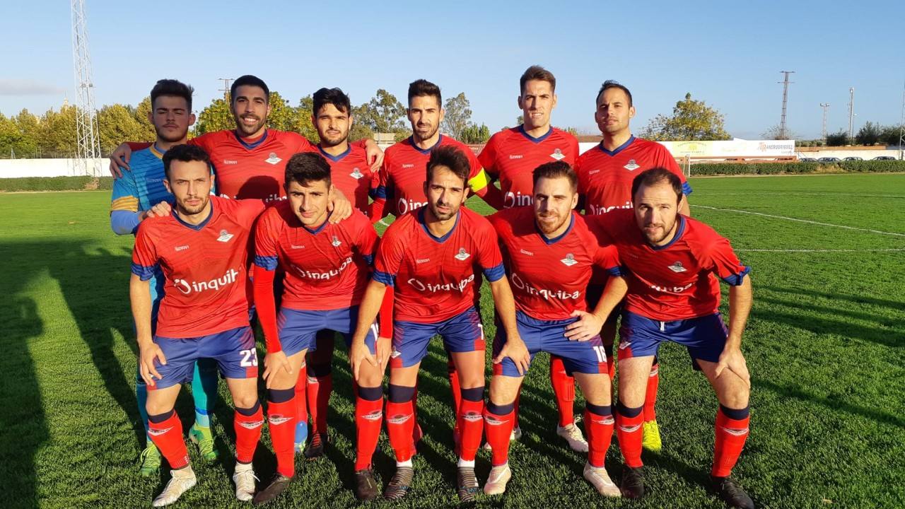 De arriba a abajo y de izda. a drcha.: Dieguito, Isma, Manu, José Toledo, Álvaro Pla, y Ramón; Antoñito, Manu Torres, Paquito, Diego Morejón y Javi Juez.