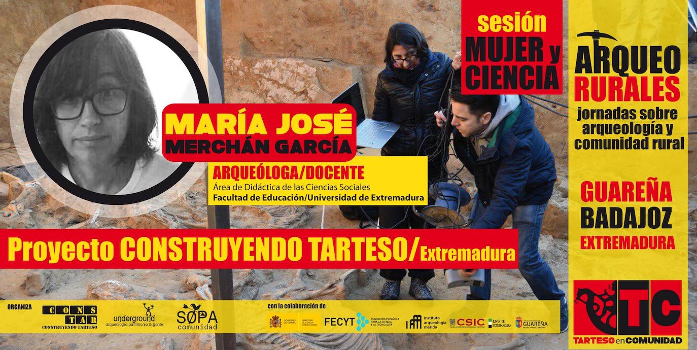 Cartel referido a María José Merchán.