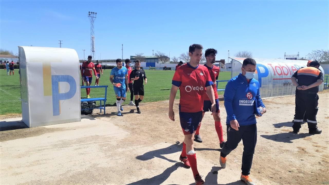 Los jugadores sdel Guareña e marchan satisfecho con haber ganado 2-0 al Ilipense.