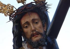 Rostro del Cristo del Silencio de Guareña.