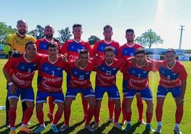 Once inicial del Guareña en La Noria ante el Sanvidenteño.