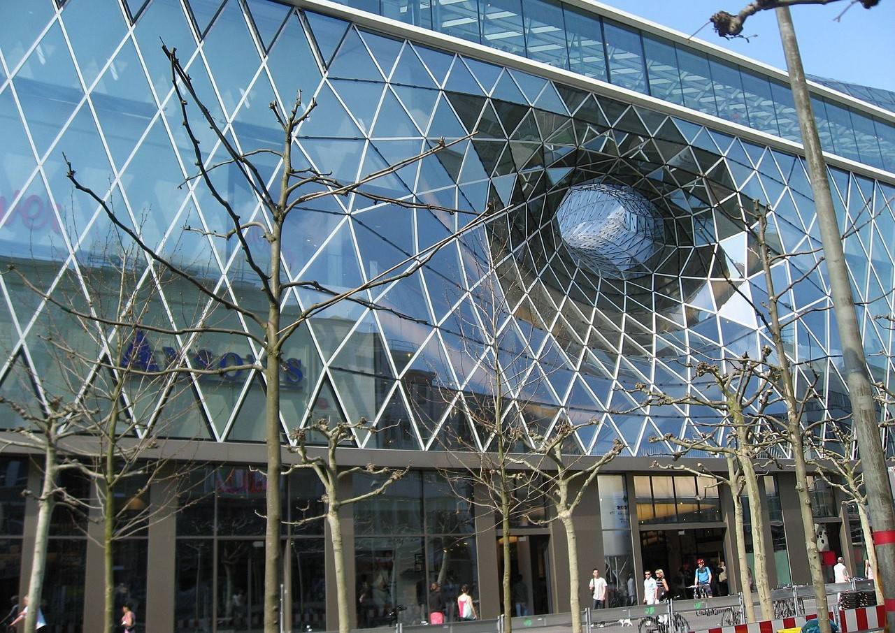 Centro comercial MyZeil en Frankfurt.