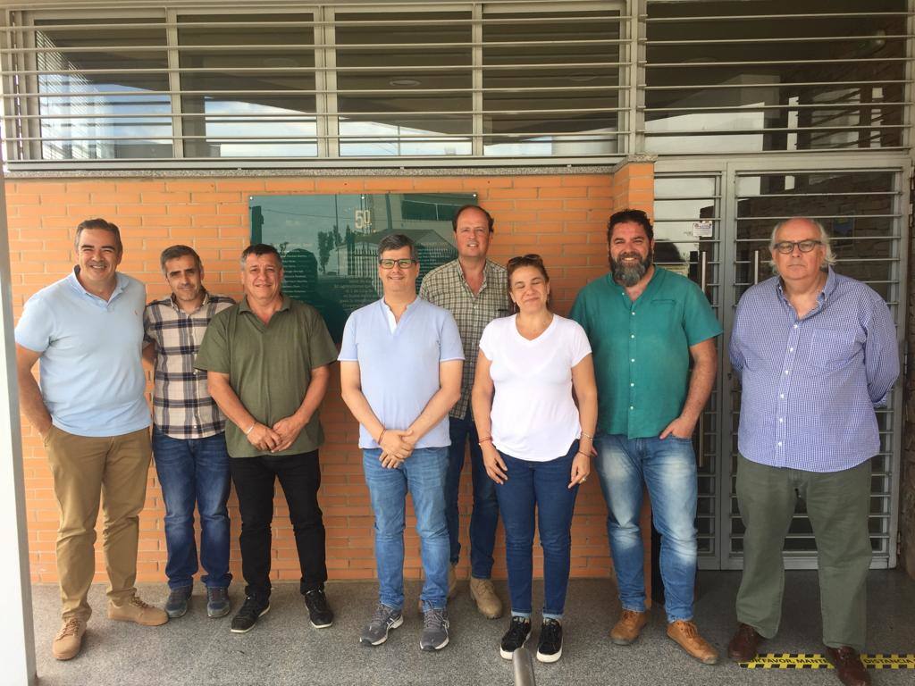 Una delegación argentina estuvo en Guareña conociendo sus recursos agrícolas