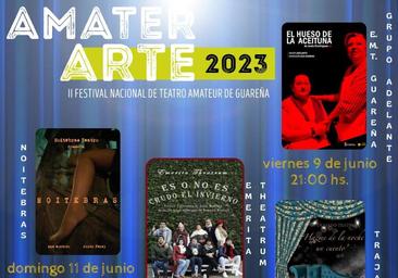 Cartel anunciador del festival Amaterarte