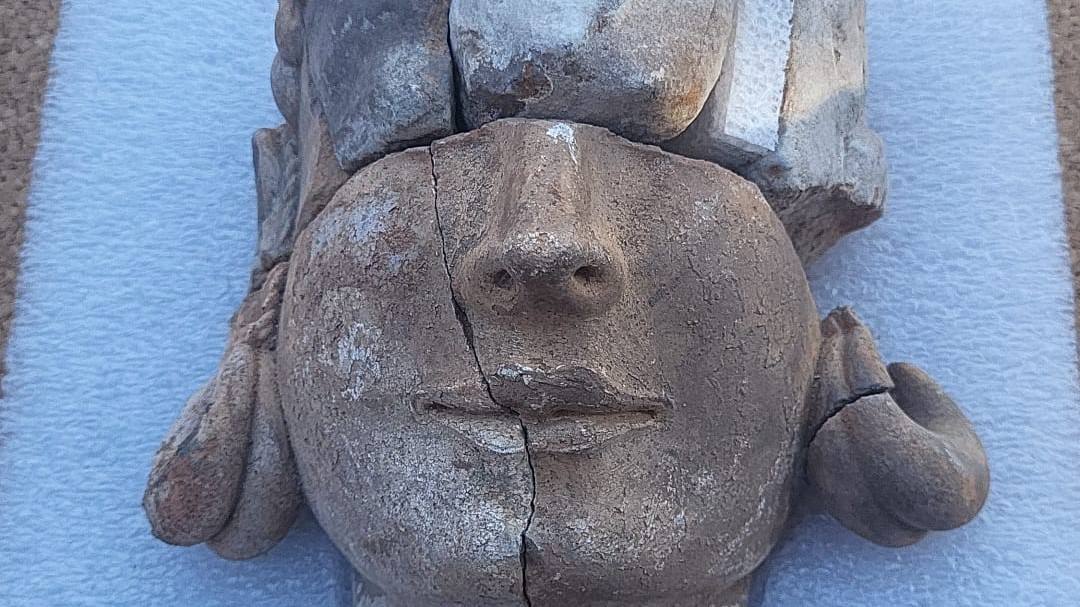 Detalle del rostro.