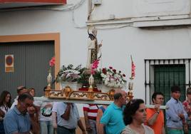 Imagen de archivo de la procesión de San Ginés por el barrio que lleva su nombre.