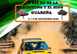 Cartel anunciador de la prueba en Guareña.