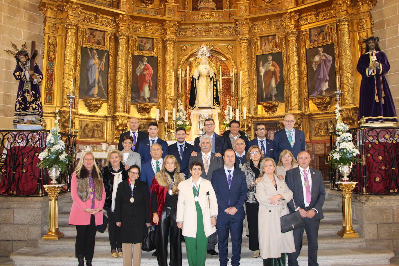 Junta Directiva de la cofradía del Cristo del Silencio.