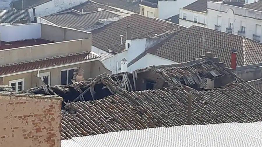Estado actual de la cubierta del edificio.