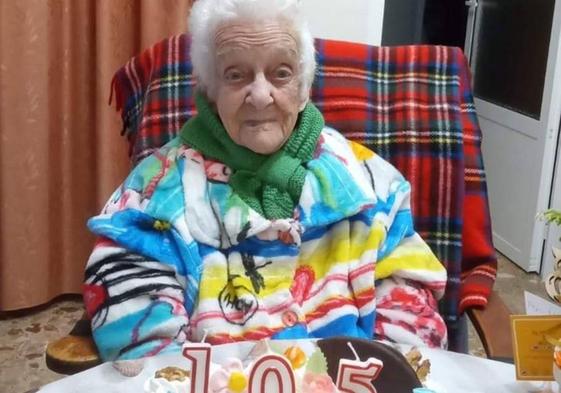 Hermenegilda cumplió 105 años.