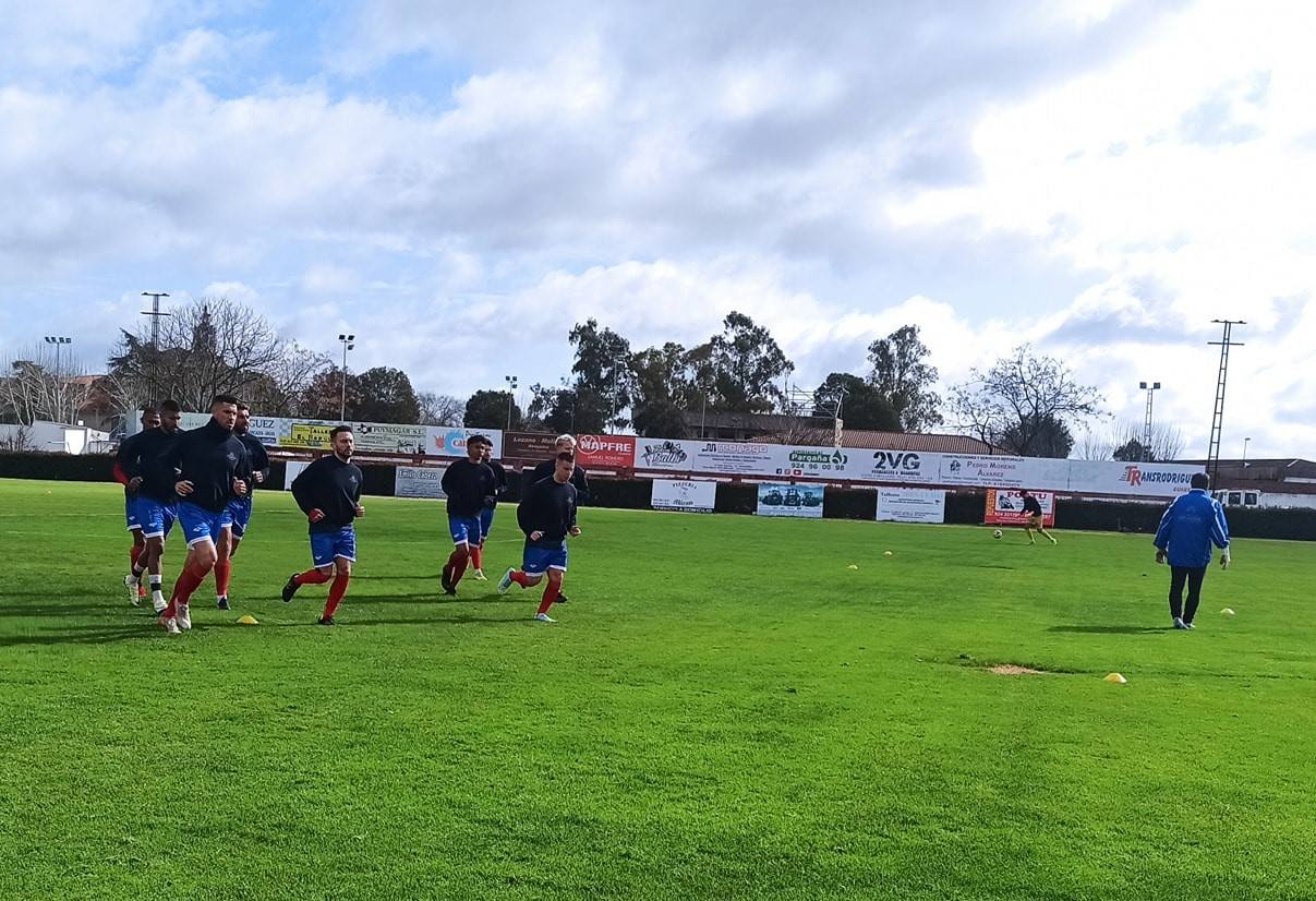 Calentamiento del equipo.