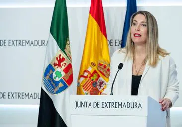 María Guardiola, presidente de la Junta de Extremadura.