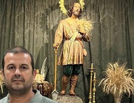 Fernando Monge, presidente de la Hermandad de San Isidro Labrador de Guareña.