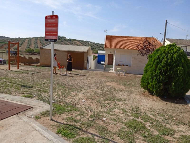 Parque infantil en Cristina.