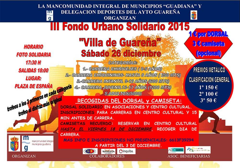 El Fondo Urbano Solidario “Villa de Guareña” el domingo 26 de diciembre