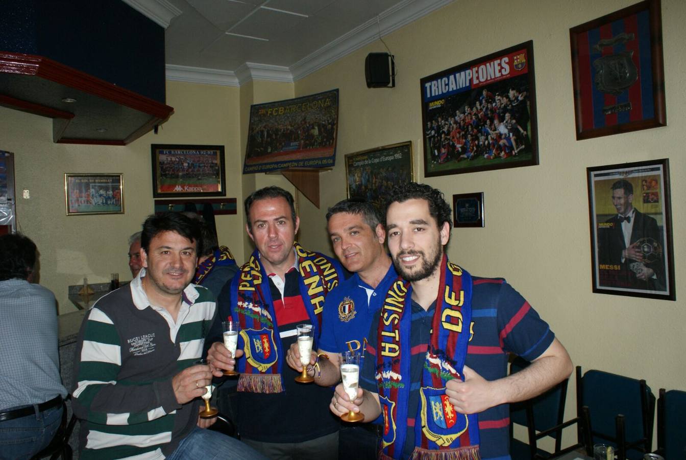 Diego Pérez presidente de la peña barcelonista de Guareña