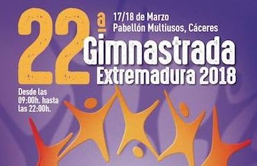 Un ciento de niñas guareñenses participan en la 22 Gimnastrada Extremadura 2018