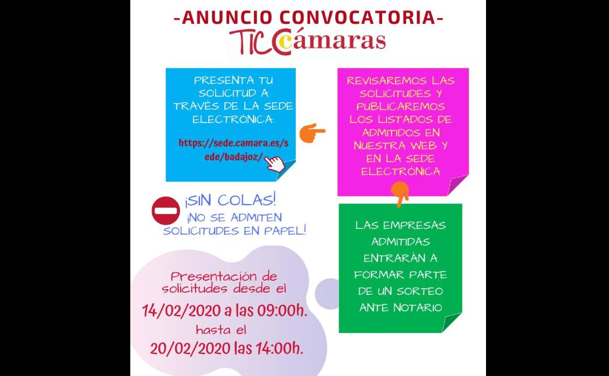 Abierto el plazo de ayudas de la Cámara Oficial de Comercio, hasta el jueves 20 de febrero