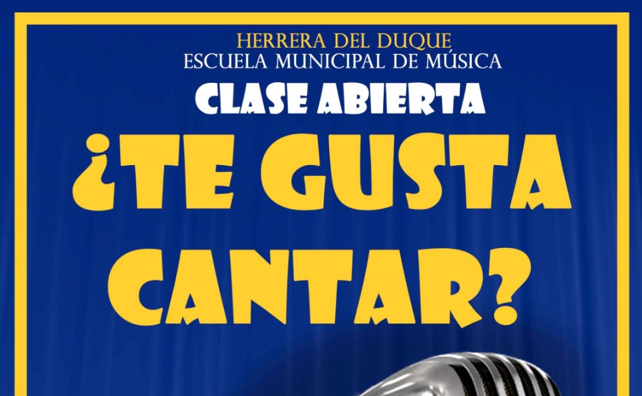 Cartel de la masterclass