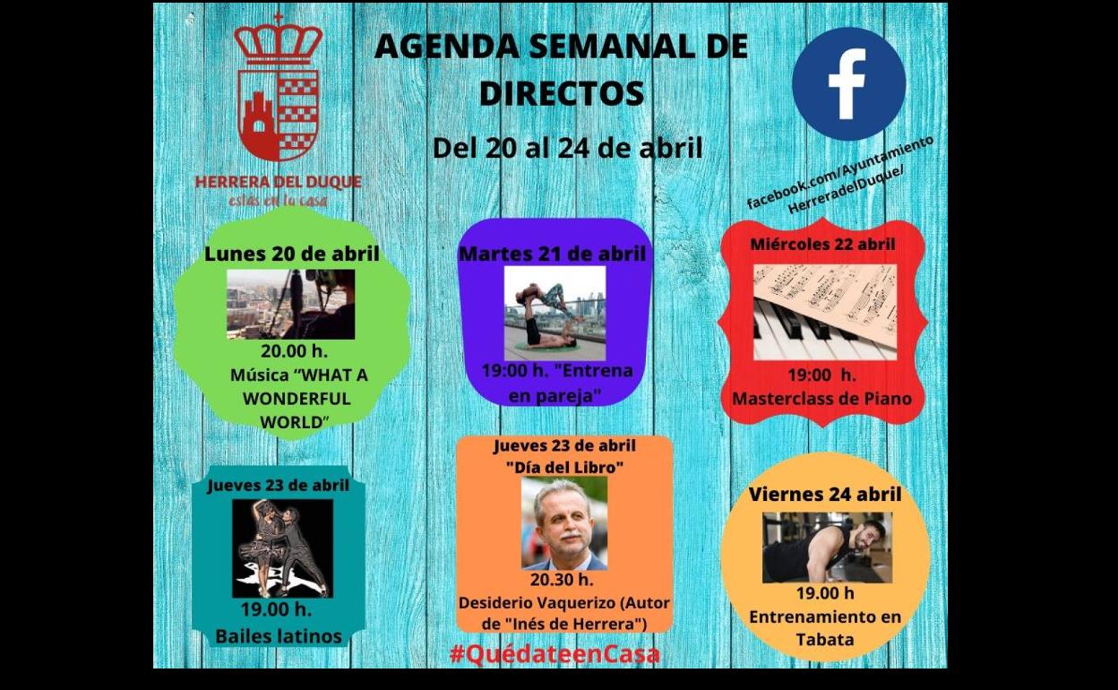 El Ayuntamiento de Herrera del Duque, continúa con la programación cultural una semana más