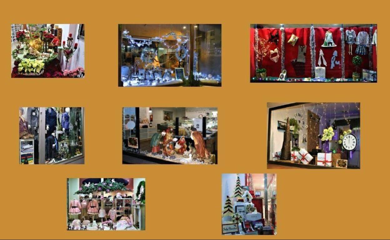 Ocho establecimientos comerciales de Herrera participan en el I Concurso de Escaparatismo navideño