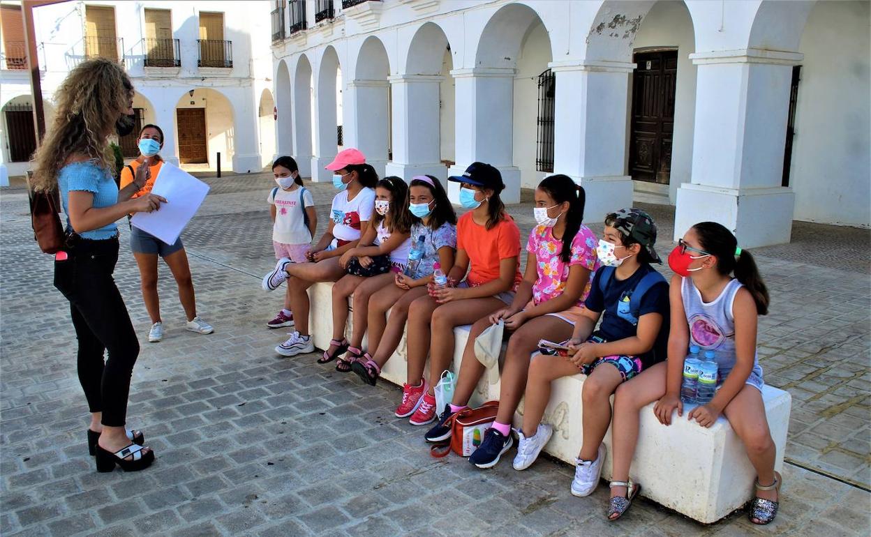 Visita guiada de los niños y niñas del Campamento de Verano 2021