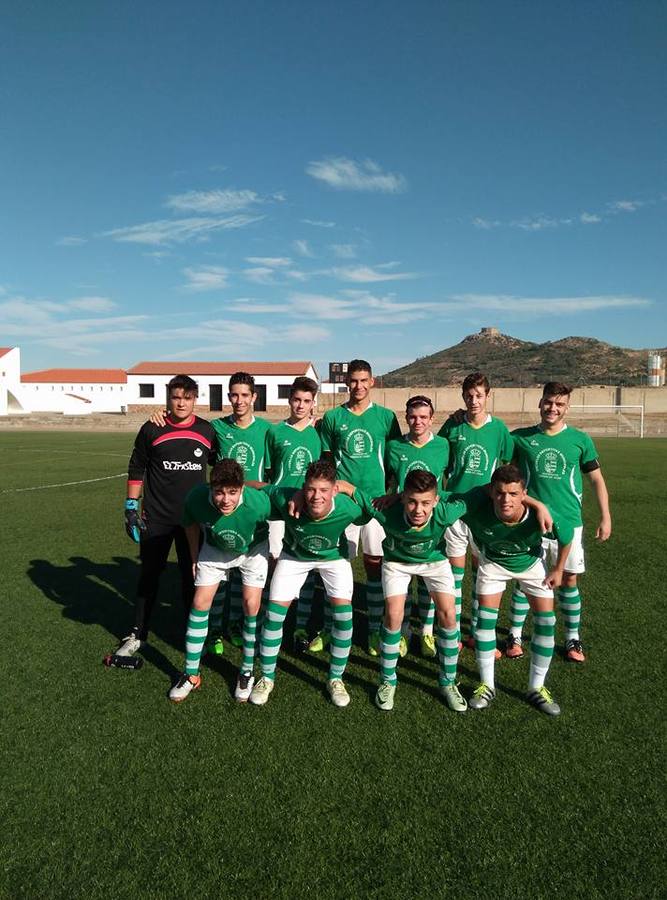 Goleada de los juveniles este sábado en su partido contra Monterrubio
