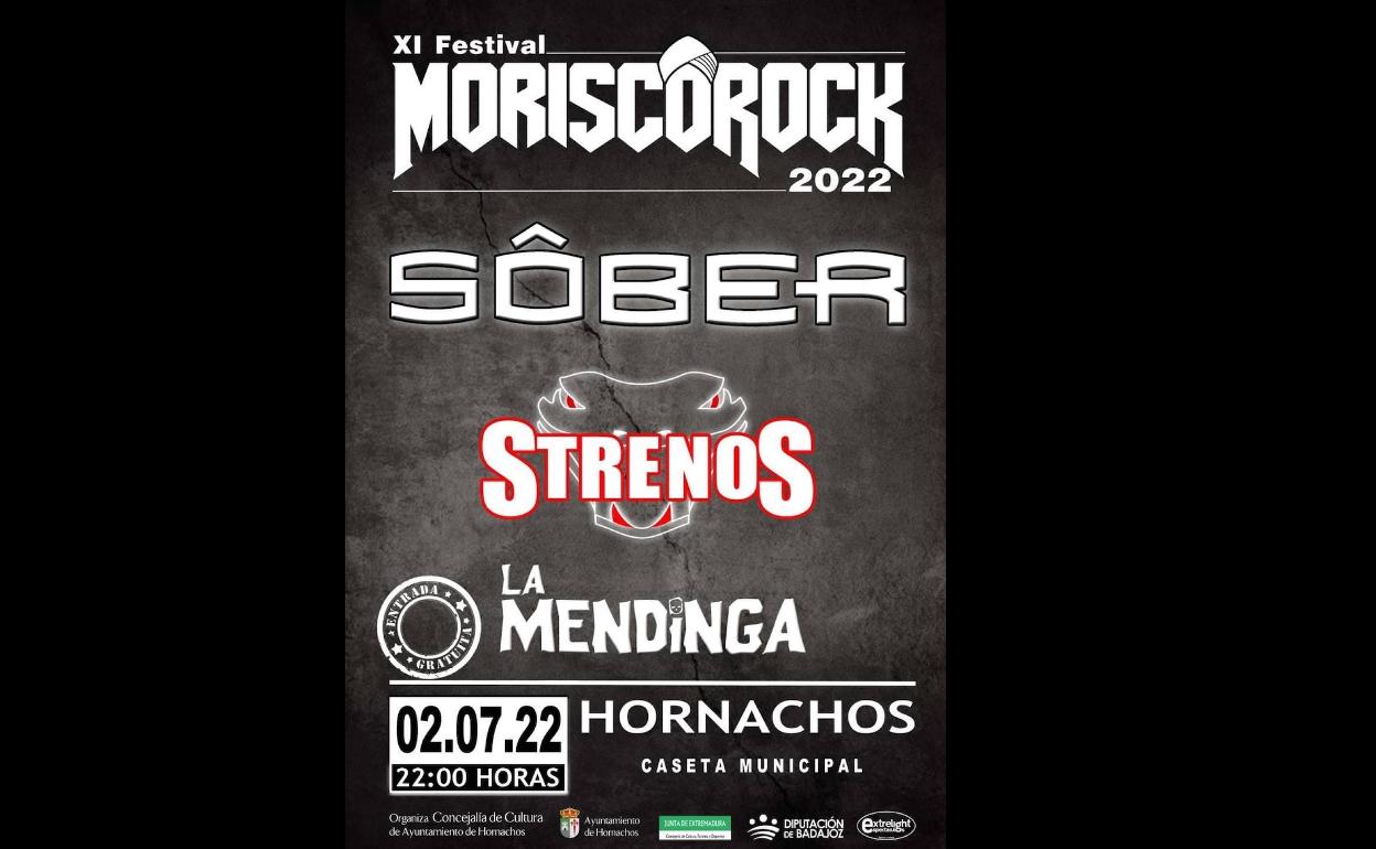 Tras dos años de parón por la pandemia vuelve este próximo sábado el MORISCOROCK 2022
